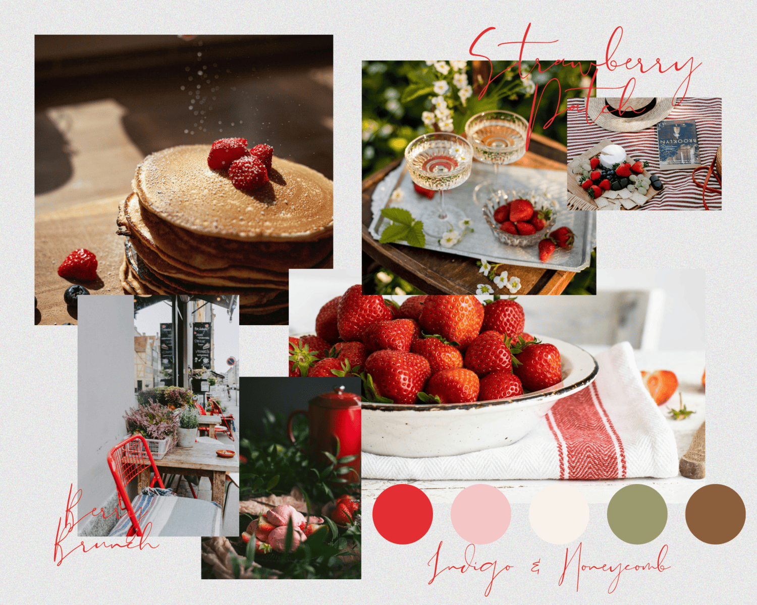 April Color of the Month: Strawberry Patch - Indigo and Honeycomb COLOR LAB