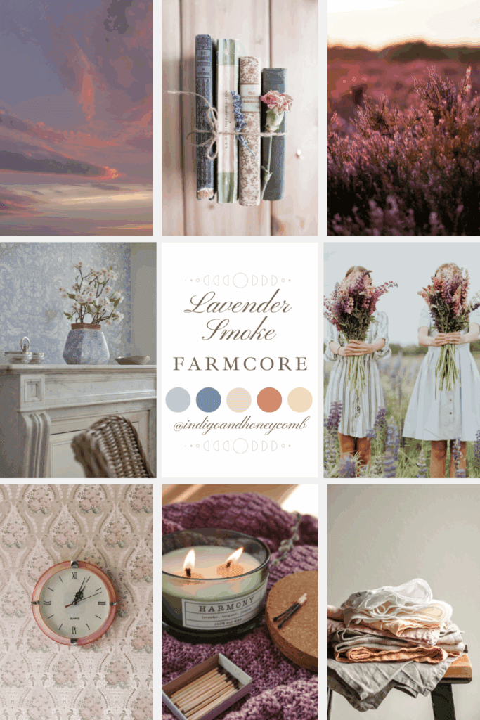 Farmcore Lavender Smoke color palette