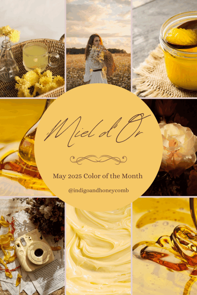 Miel d’Or mood board showcasing the butter yellow color trend for interiors