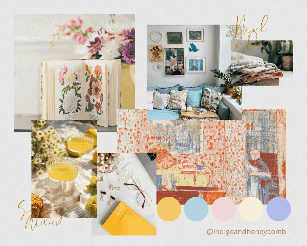 Miel d'Or butter yellow color trend Spring Atelier moodboard