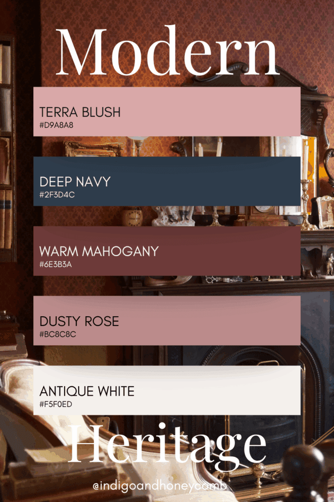 Terra Blush color Modern Heritage color palette