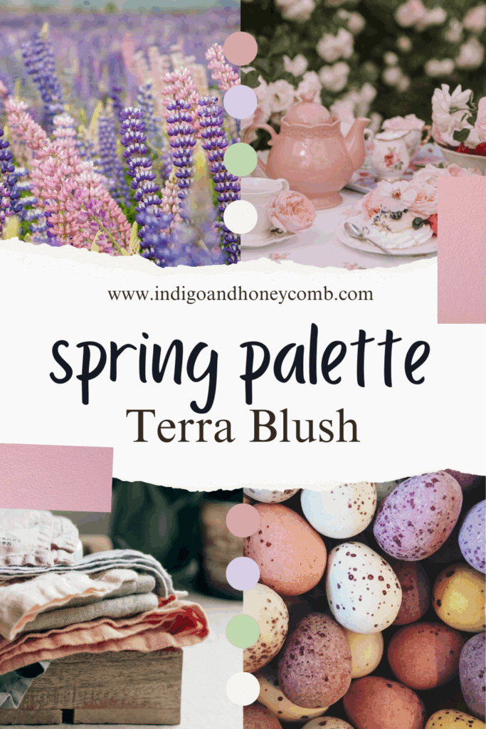 Terra Blush spring seasonal palette