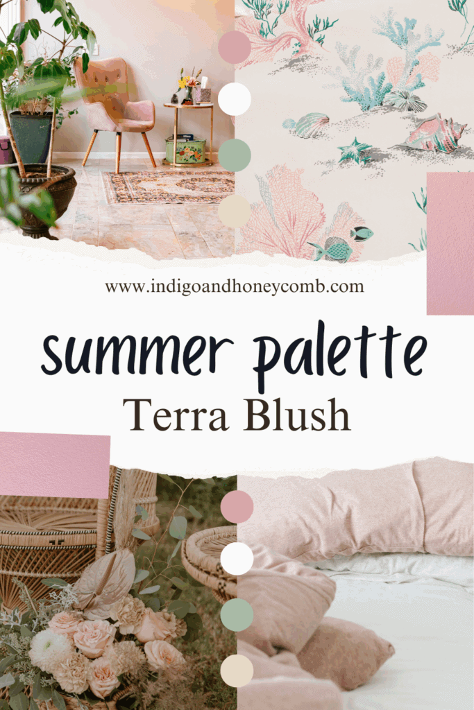 Terra Blush summer seasonal palette