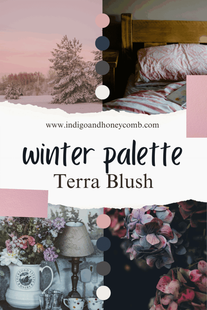 Terra Blush winter seasonal palette