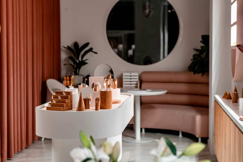 Terra Blush Trend 2025 - organic minimalism example