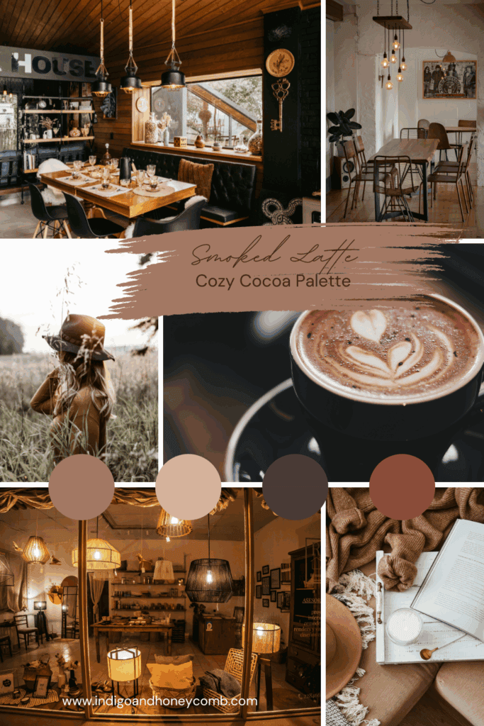 Smoked Latte color inspiration - Cozy Cocoa palette