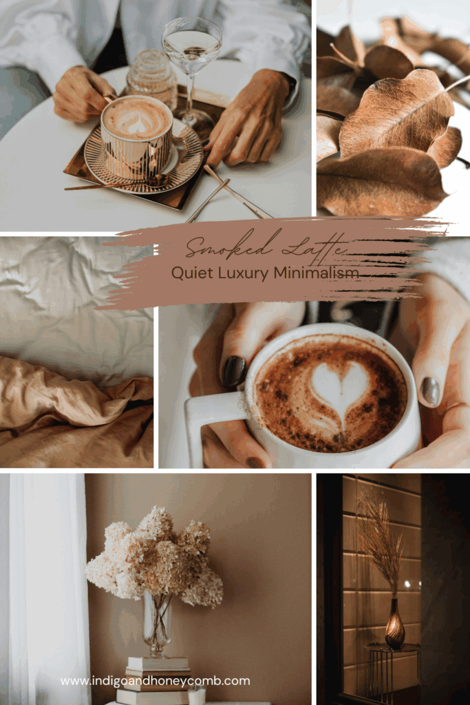 Smoked Latte color inspiration Quiet Luxury minimalism design style