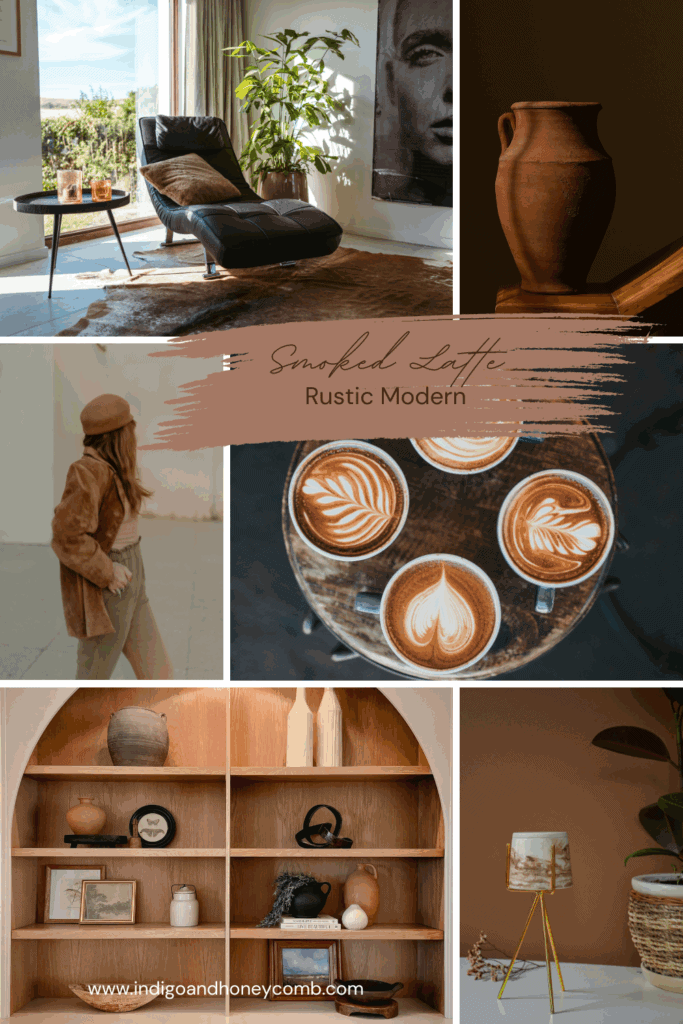 Smoked Latte color inspiration - Rustic Modern design style