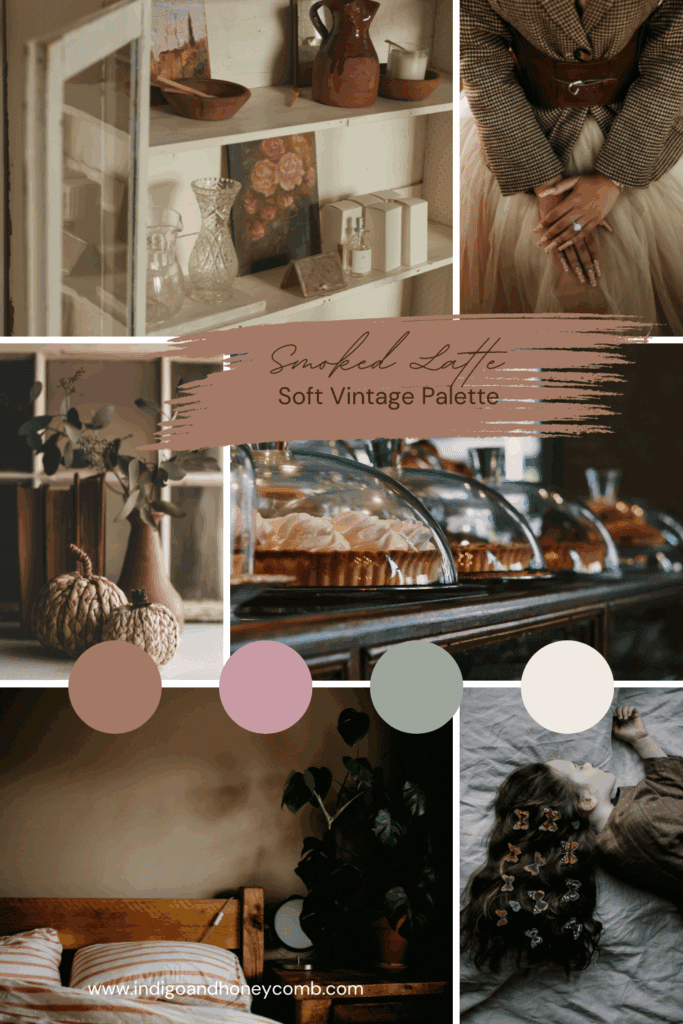 Smoked Latte color inspiration - Soft Vintage palette