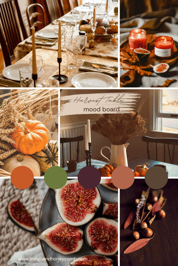 Fall 2025 color trends highlighting the Harvest Table color palette.