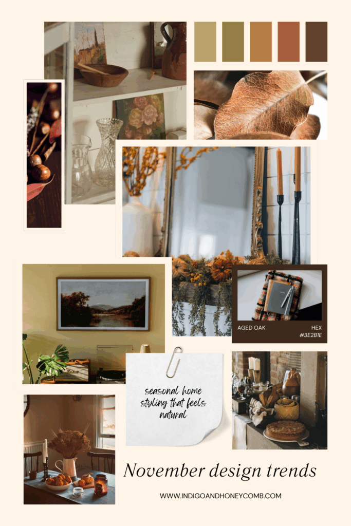November design trends: seasonal home styling that feels natural