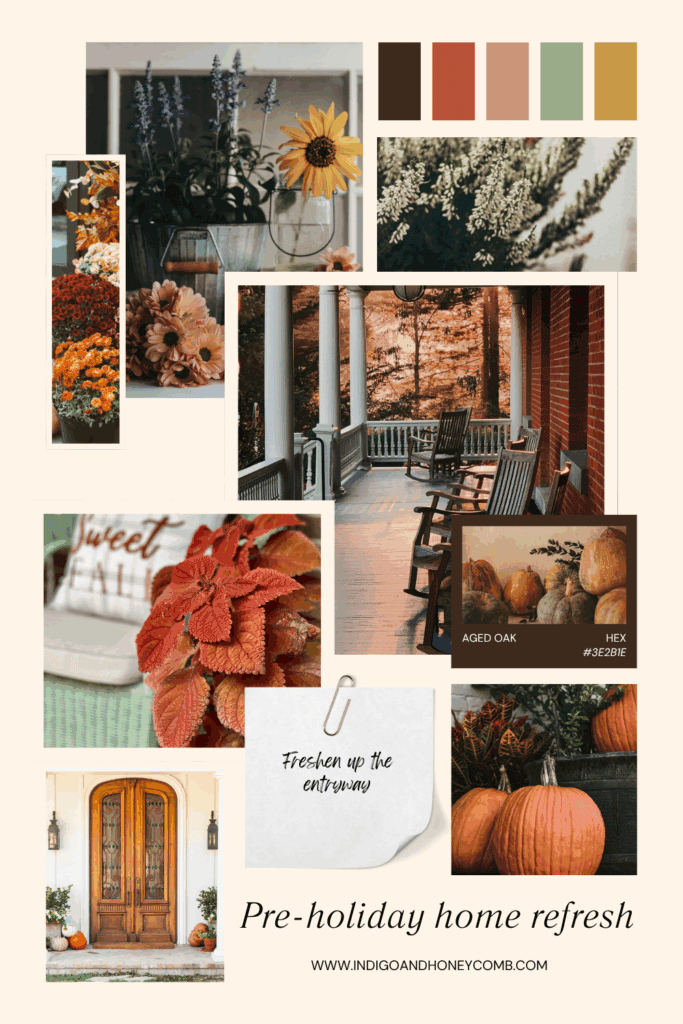 Pre-holiday home refresh - freshen up your entryway for Thanksgiving Week