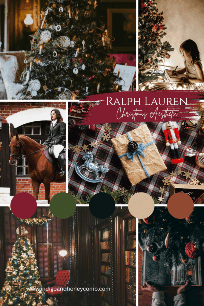 Authentic Ralph. Lauren Christmas mood board