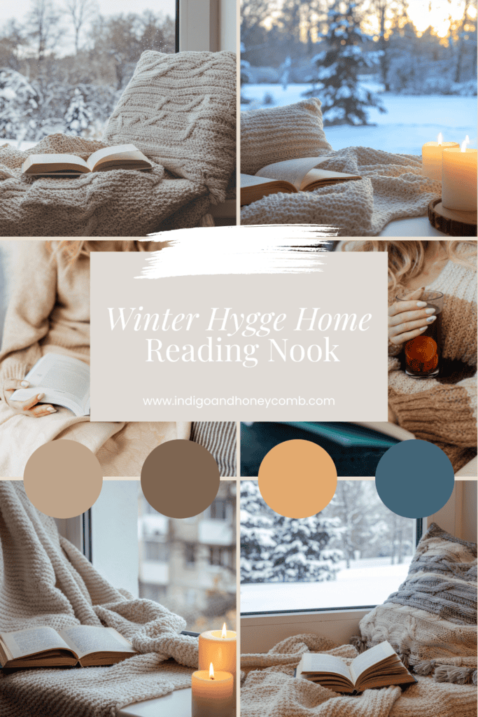 Winter Hygge Home Reading Nook Inspiration