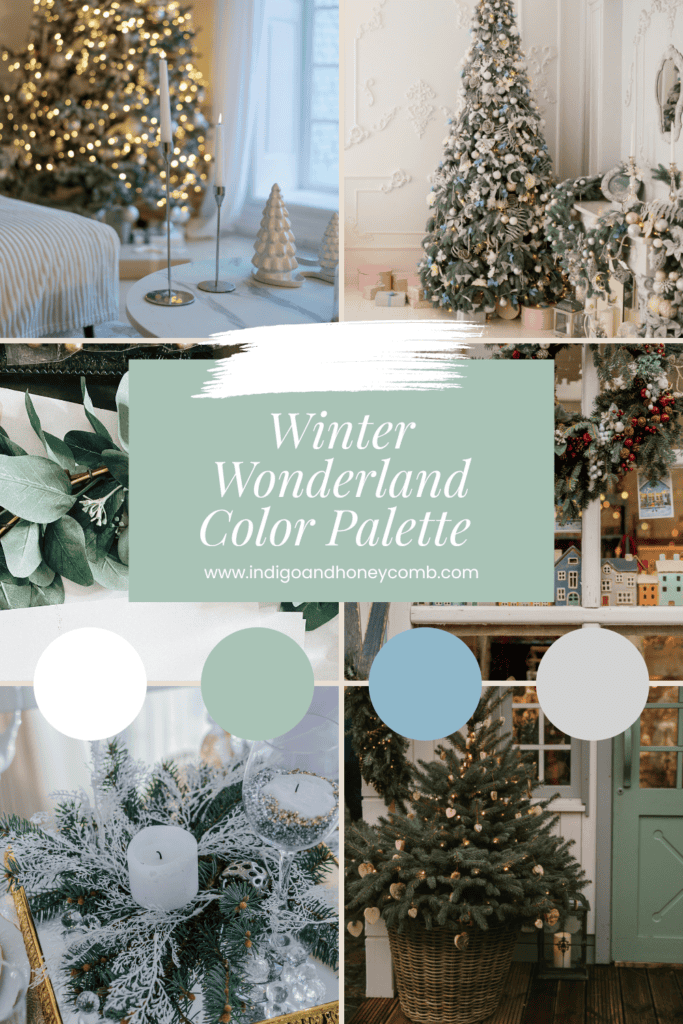 Winter Wonderland Moodboards - Winter Color Palette Inspiration
