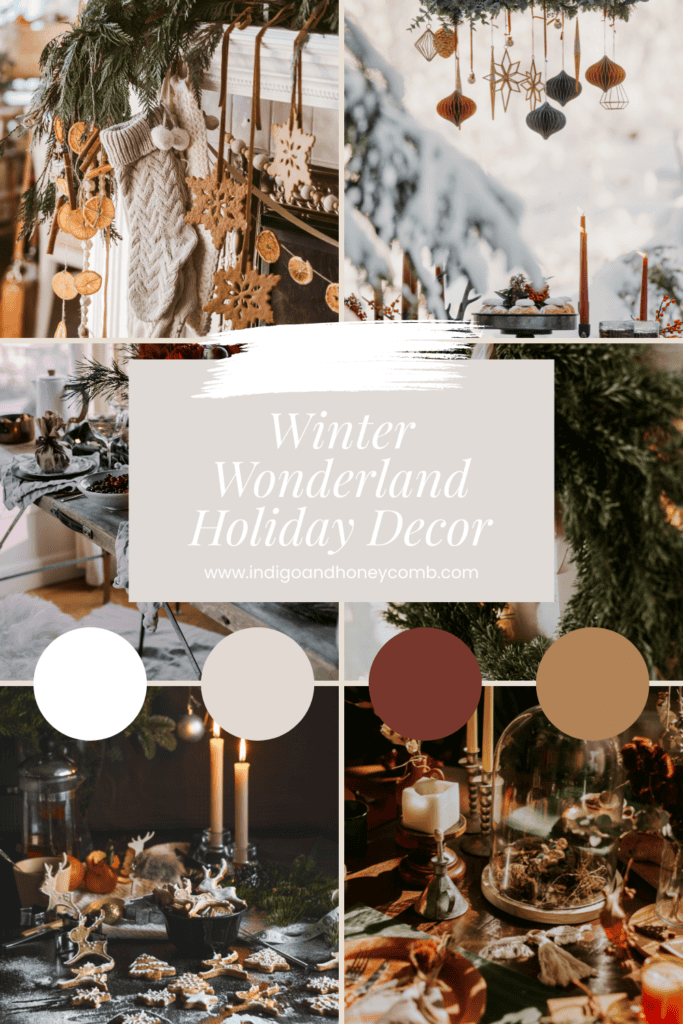 Winter Wonderland Moodboards - Holiday Decor Inspiration