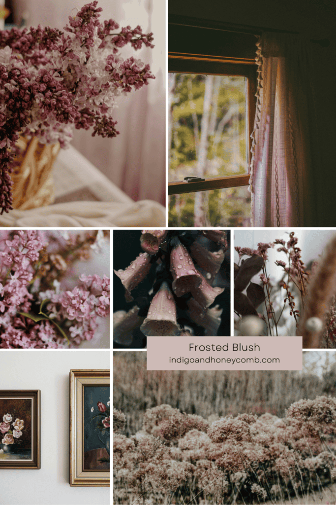 Frosted Blush collage