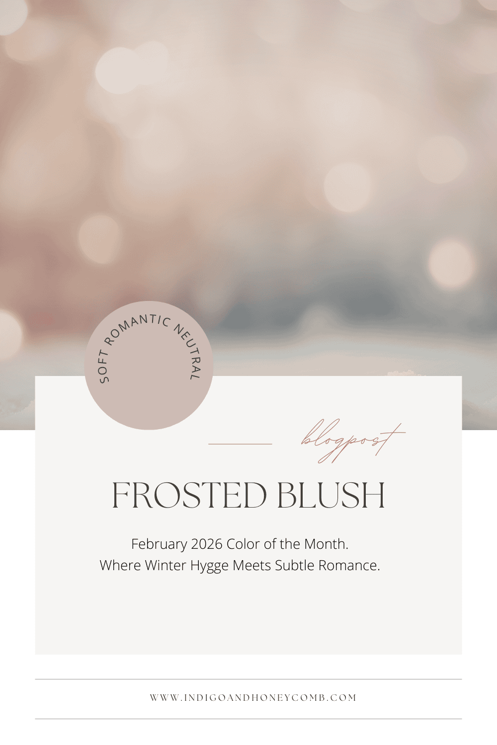 Frosted Blush: February 2026 Color of the Month