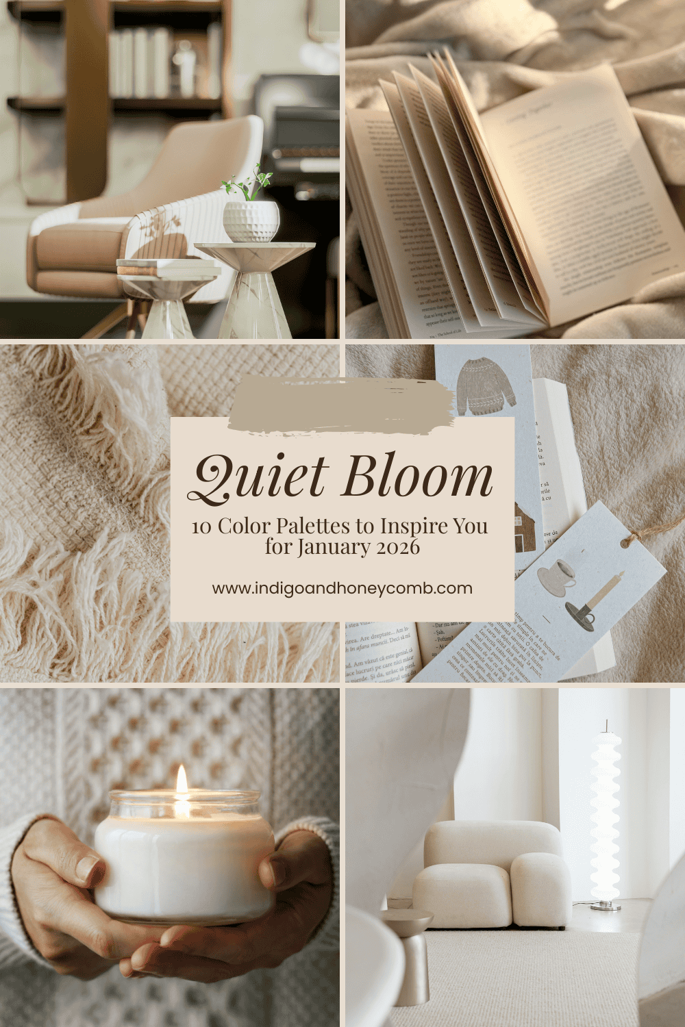 Quiet Bloom Color Palettes: January 2026 Color of the Month