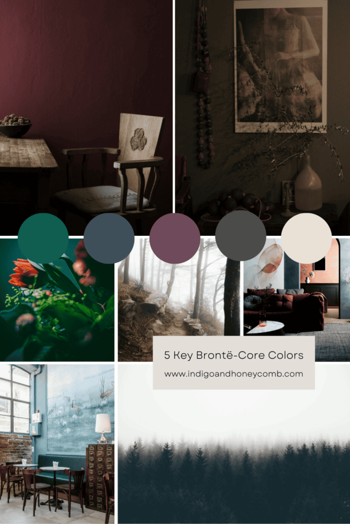 Bronte-Core 5 Key Colors that exemplify this aesthetic 