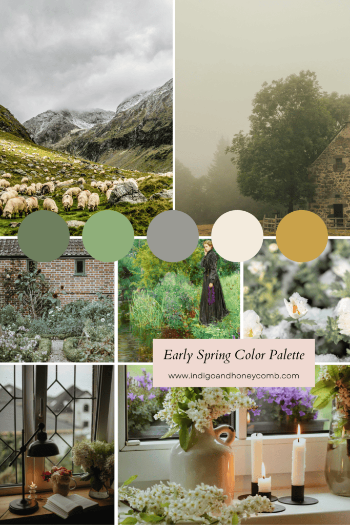 Early Spring Color Palette: An Irish Cottage Color Palette for Early Spring