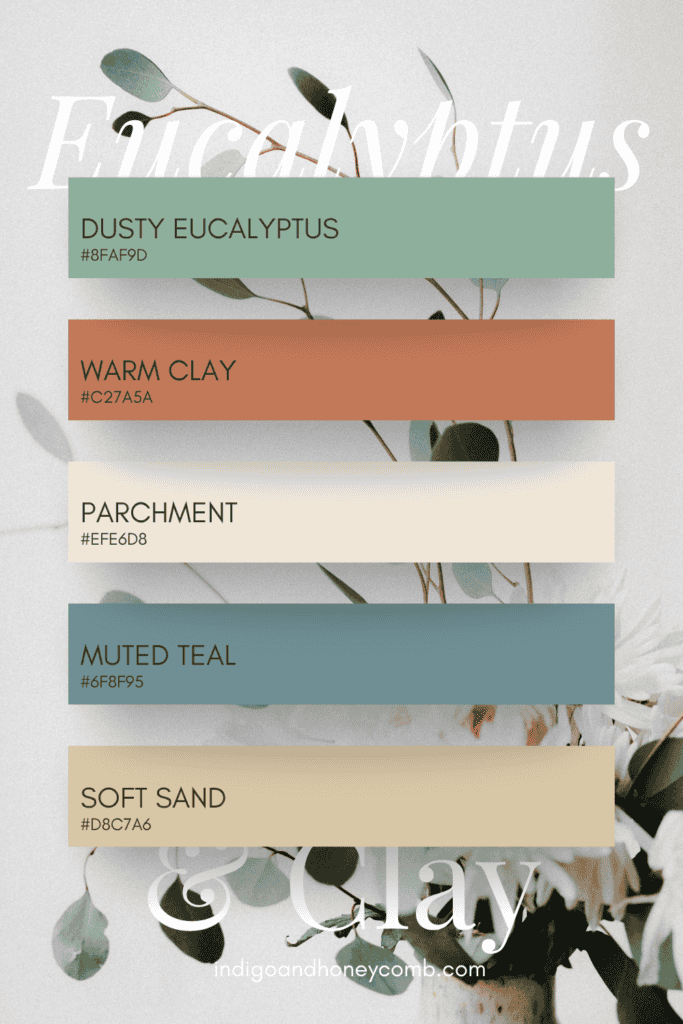 Botanical Color Palettes - Eucalyptus & Clay