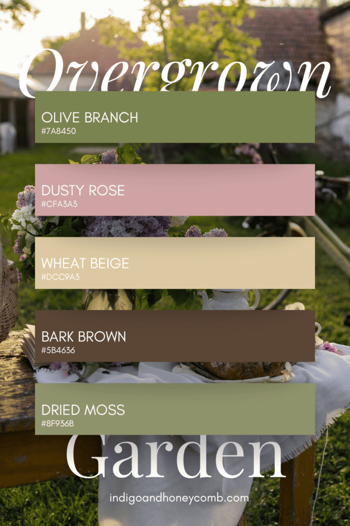 Botanical Color Palettes - Overgrown Garden