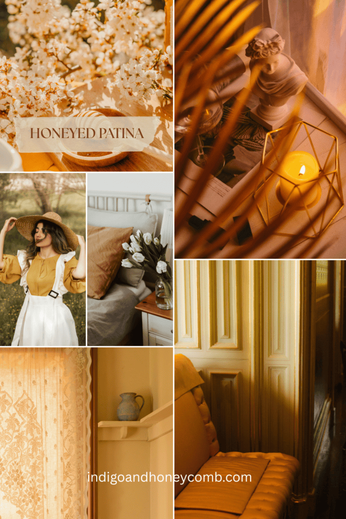 honeyed patina