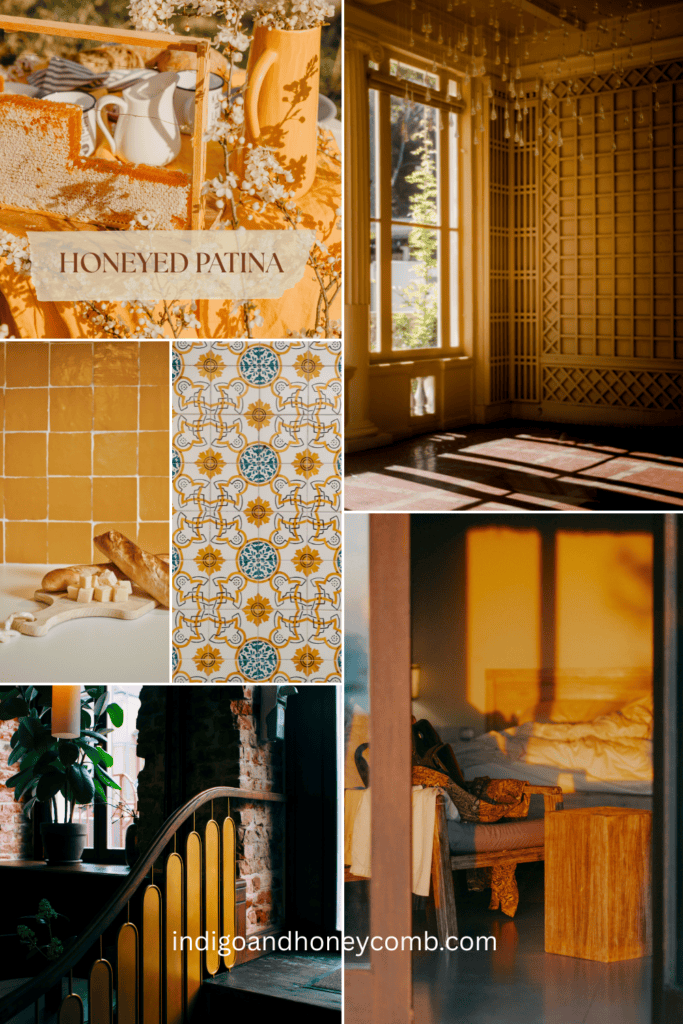 honeyed patina
