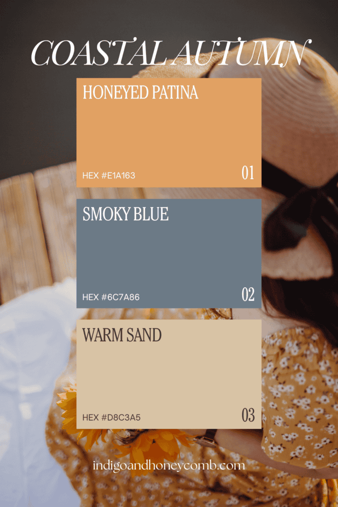 coastal autumn color palette