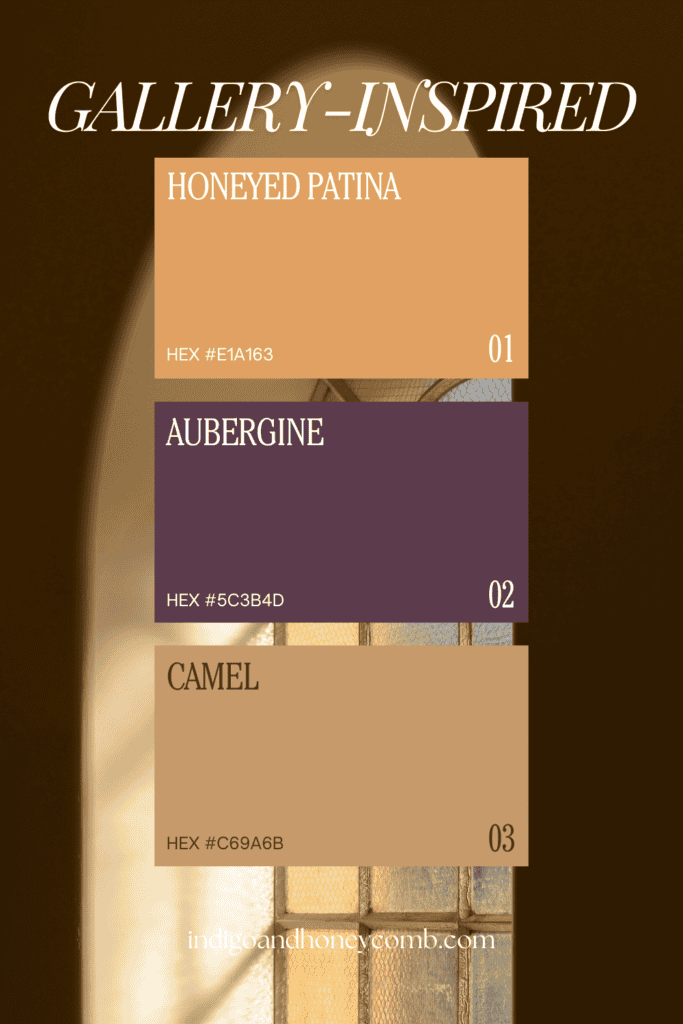 gallery-inspired color palette
