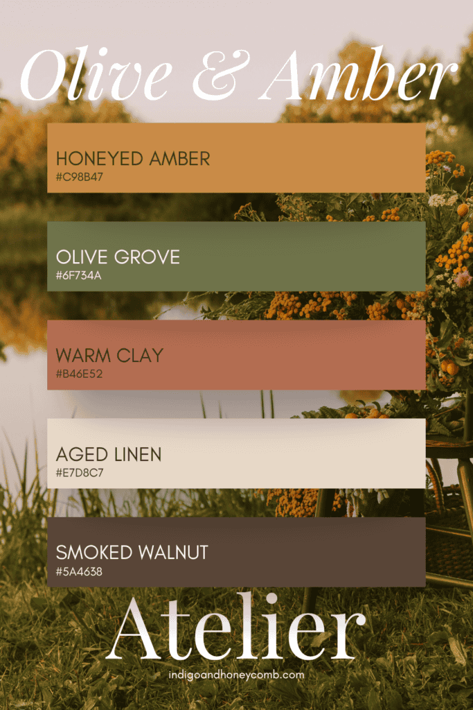 interior color trends 2026 - olive & amber atelier