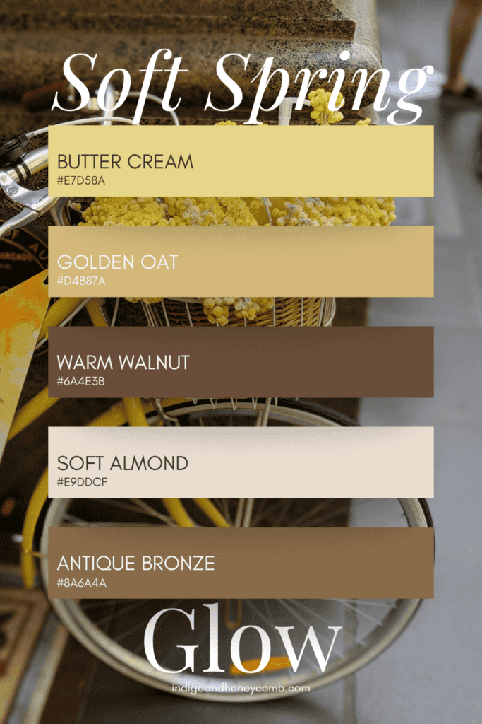 Soft Spring Glow color palette