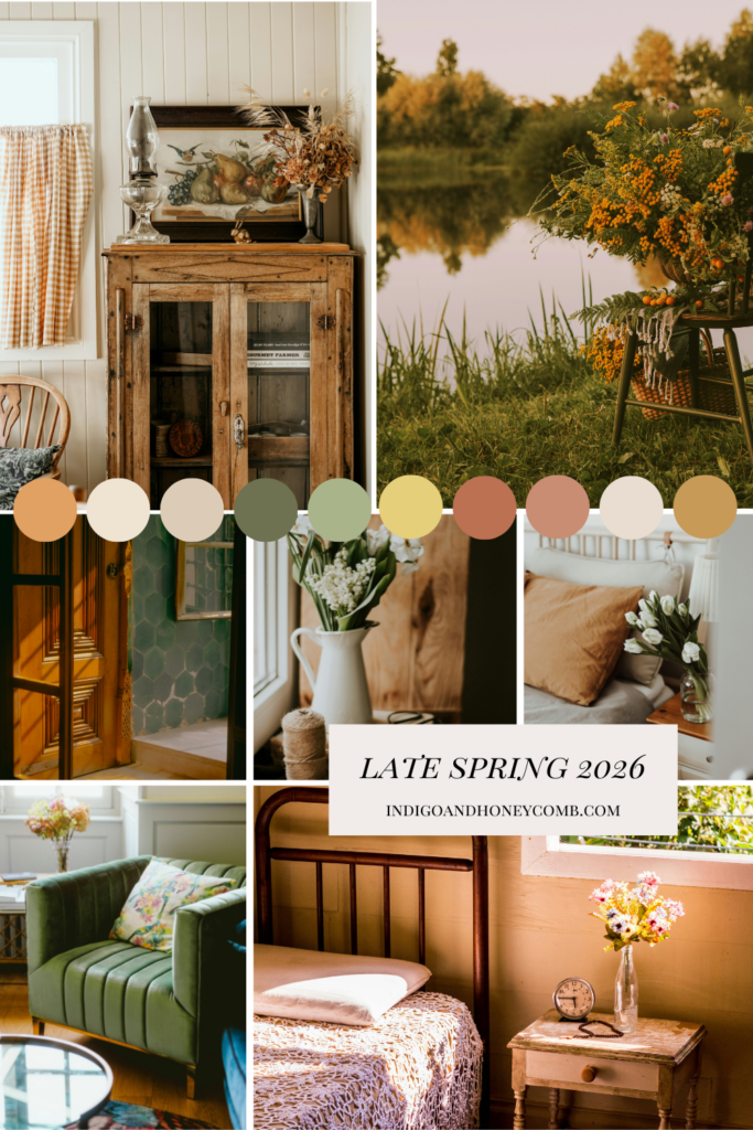 Late Spring color palette as part of the interior color trends 2026