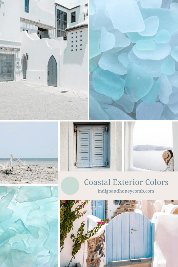 Coastal Exterior Colors 2026 moodboard - softer palettes and natural materials