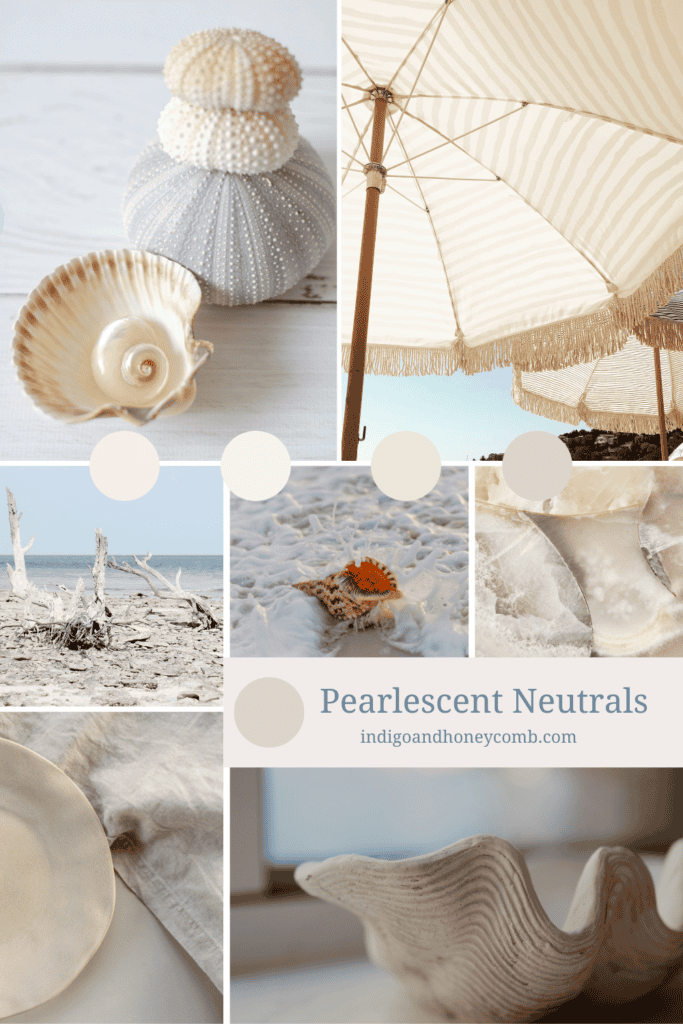 Summer 2026 Color Trends: Trend 2 - Pearlescent Neutrals replace bright white