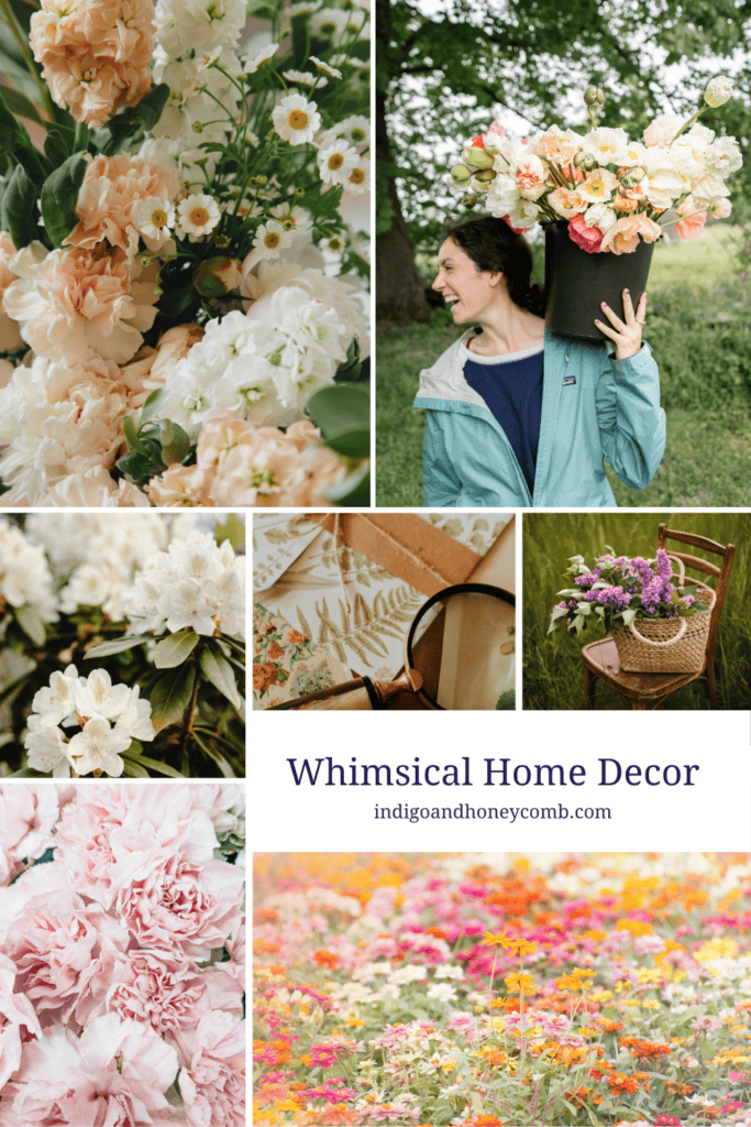 Whimsical Home Decor - heirloom florals