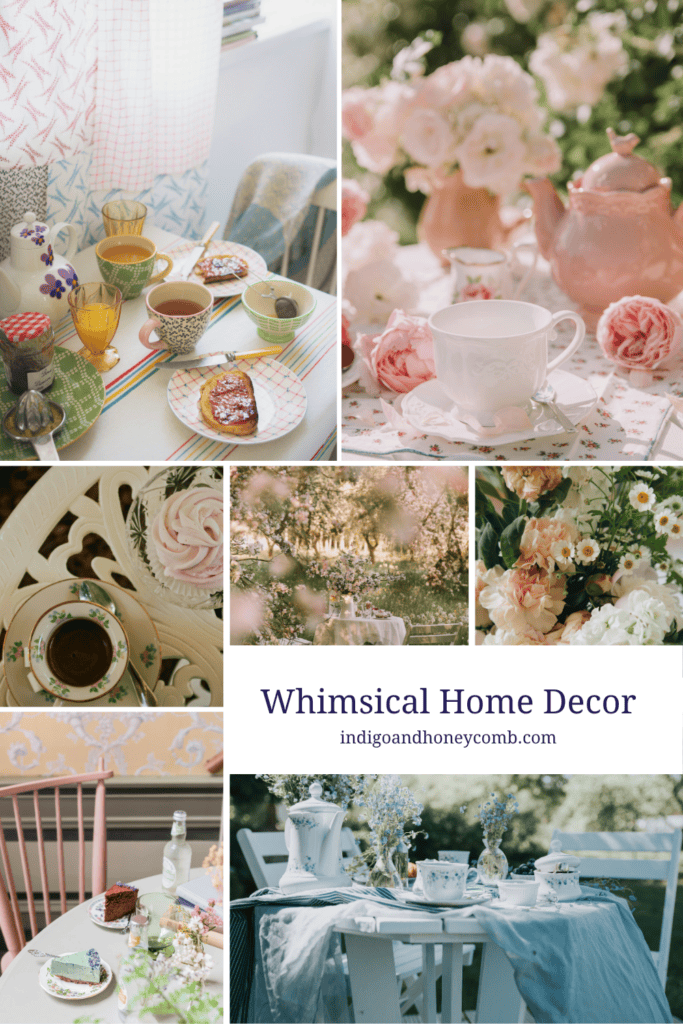 Whimsical Home Decor - afternoon tea party