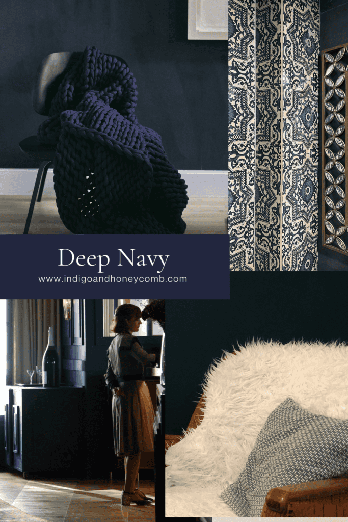 Fall 2026 Home Color Trends - Deep Navy