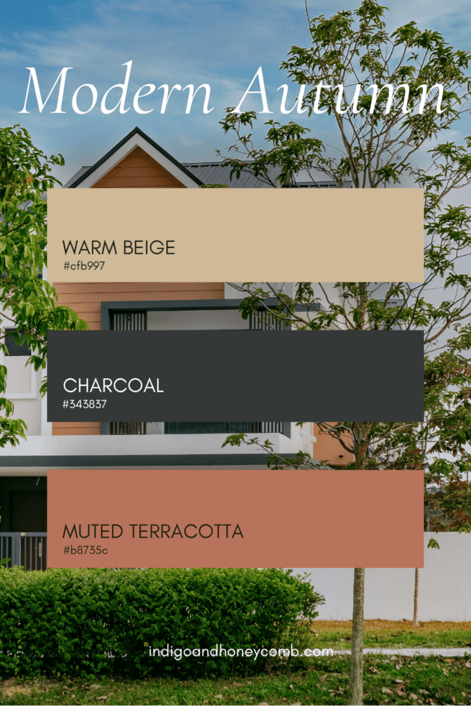 Fall Exterior Color Palettes - Modern Autumn