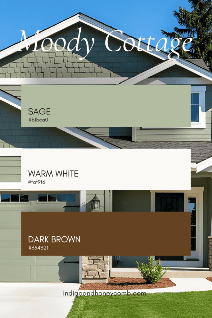 Fall Exterior Color Palettes - Moody Cottage