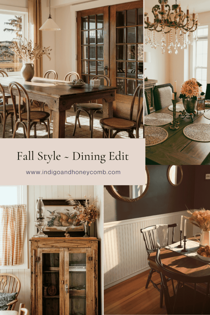 Fall Home Refresh Ideas - Dining Edit