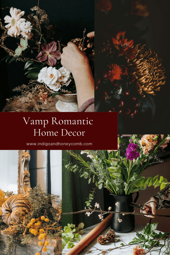 Vamp Romantic Home Decor - Dark Florals, Re-Imagined