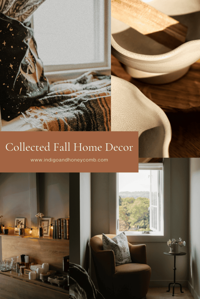 collected fall home decor - fall decorating is growing up