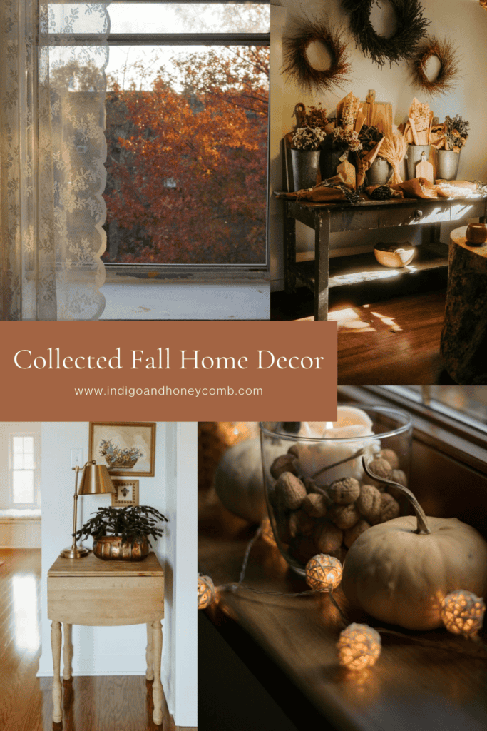 collected fall home decor