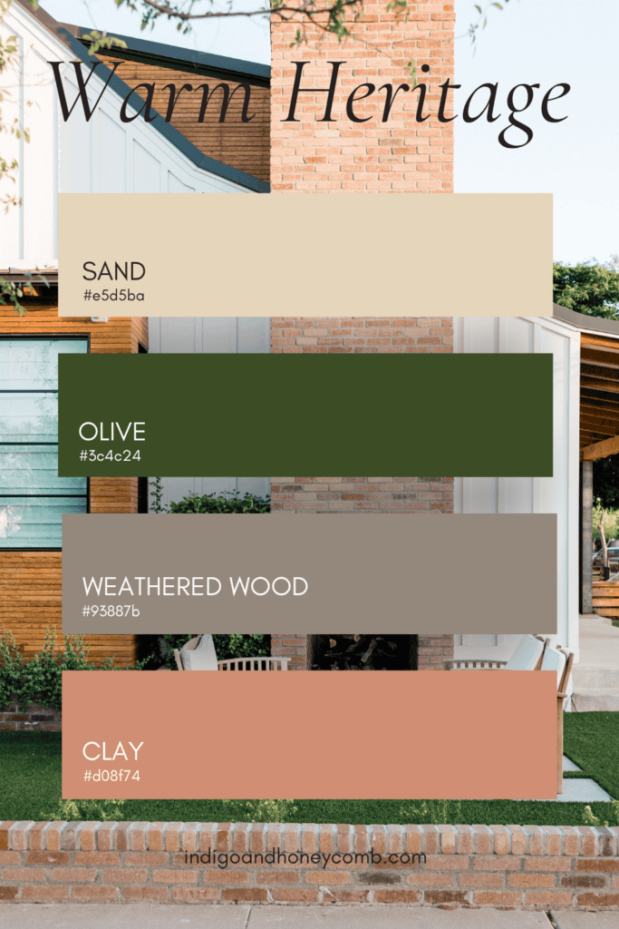 Fall Exterior Color Palettes - California Autumn